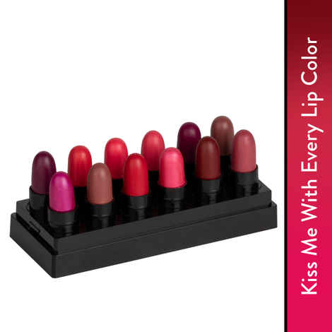 Buy Stay Quirky Lipstick Soft Matte Minis|12 in 1|Long lasting|Smudgeproof|Multicolored| - For Our First Kiss Set of 12 Mini Lipsticks Kit 9 (14.4 g) - Purplle