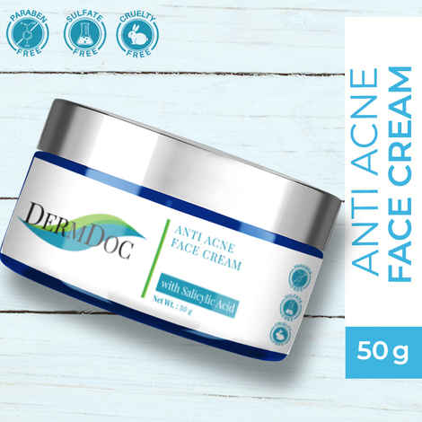 Buy DermDoc Salicylic Acid Anti Acne Face Cream (50 g) - Purplle