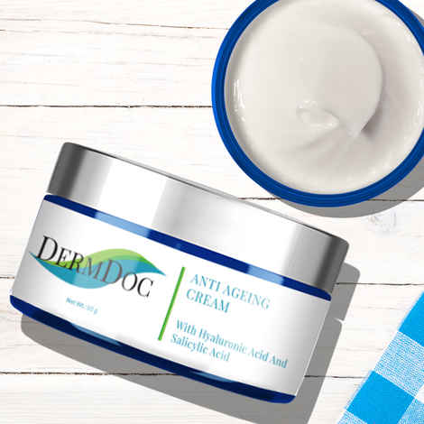 DermDoc Anti-Ageing Cream with Hyaluronic Acid & Salicylic Acid (50 g)