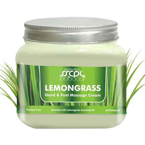 SSCPL Herbals Lemongrass Hand & Foot Massage Cream (150 g)