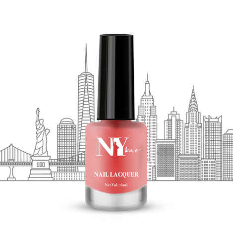 NY Bae Nail Lacquer, Matte, Red, Manhattan's Macaron - Red Velvet Macaron 1 (6 ml)