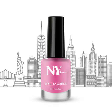 NY Bae Nail Lacquer, Matte, Pink, Manhattan's Macaron - Ruby Chocolate Macaron 3 (6 ml)