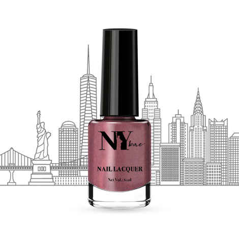 NY Bae Nail Lacquer, Creme, Pink, Chromin' on Star Street - Glare Stare (6 ml)