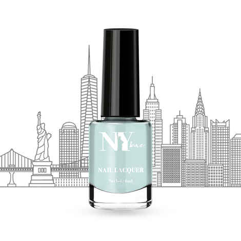 NY Bae Nail Lacquer, Matte, Green, Pretty Pastel Avenue - Opal Blue Central Avenue 20 (6 ml)
