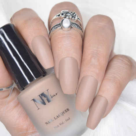 Buy NY Bae Nail Lacquer, Matte, Nude Obsession in Manhattan - Espresso Nude 24 (6 ml) - Purplle