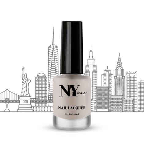 Buy NY Bae Nail Lacquer, Matte, Nude Obsession in Manhattan - Mocha Nude (6 ml) - Purplle