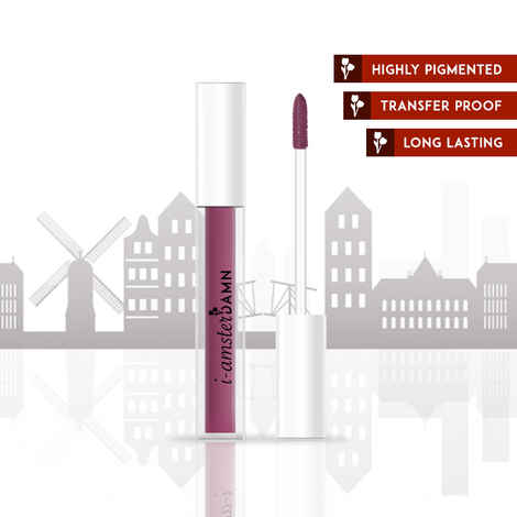 Buy I-AmsterDAMN Liquid Lipstick, Matte, Pink, Tulipa Triumph - Hemisphere 29 (3 ml) - Purplle
