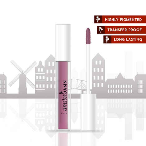 Buy I-AmsterDAMN Liquid Lipstick, Matte, Pink, Tulipa Triumph - Adorable Annie Schilder 30 (3 ml) - Purplle