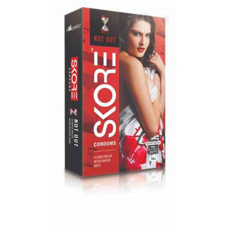 Skore Not Out 10's - Climax Delay Condoms