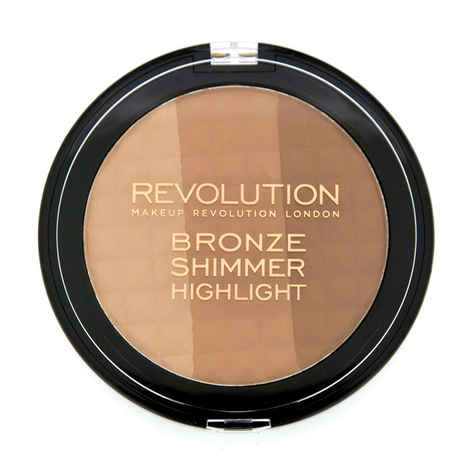 Buy Makeup Revolution Ultra Bronze, Shimmer And Highlighter (15 g) - Purplle