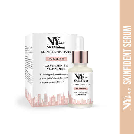 Buy NY Bae SKINfident Serum, with Vitamin-B & Niacinamide, Lit As Central Park, For Skin Texture Enhancement (10 ml) - Purplle