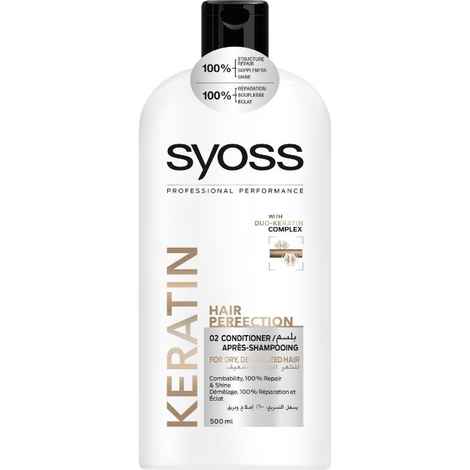 Buy Schwarzkopf Syoss Keratin Hair Perfection 02 Conditioner (500 ml) - Purplle
