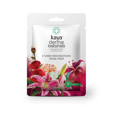 Buy Kaya 5-Flower Insta-Brightening Facial Mask (20 g) - Purplle