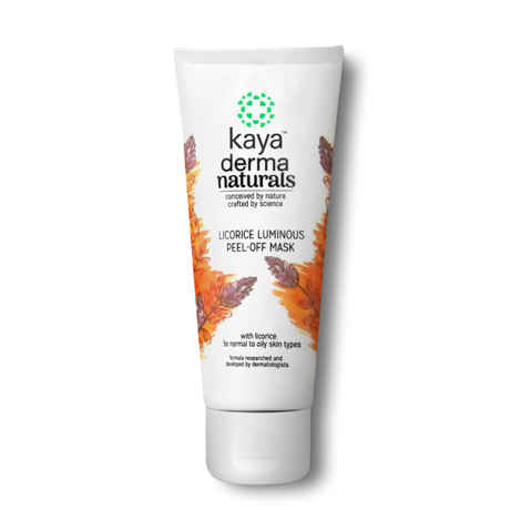 Buy Kaya Clinic Licorice Luminous Peel-Off Mask, gentle mask for brighter skin, for normal to oily skin types, 50 ml - Purplle