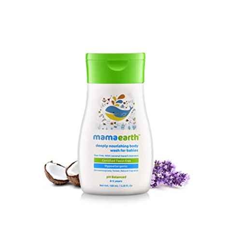 Buy Mamaearth Deeply Nourishing Natural Baby Wash (100 ml) - Purplle