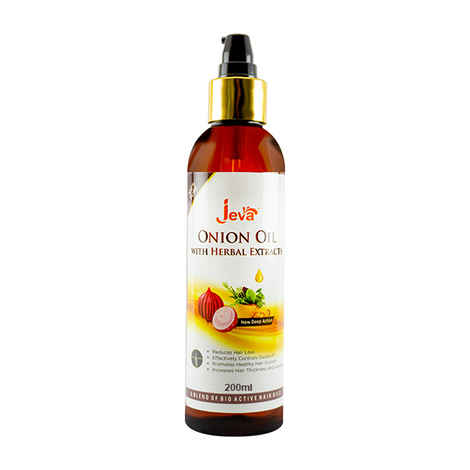 Buy Jeva Onion Hair Oil For Nourishing Hair Fall Treatment With Real Onion Extract (200 ml) - Purplle