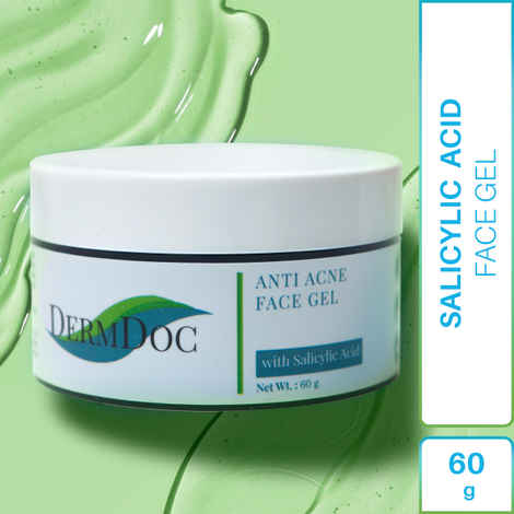 Buy DermDoc Salicylic Acid Anti Acne Face Gel (60 g) - Purplle