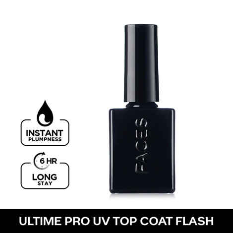 Buy Faces Canada Ultime Pro UV Top Coat Flash Dry & Colour Lock (9 ml) - Purplle