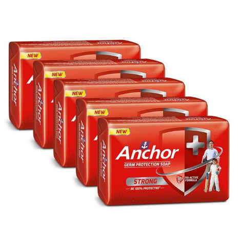 Anchor Strong Germ Protection Soap (125 g x 5)