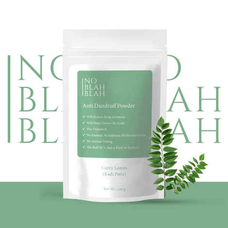 Buy No Blah Blah Anti Dandruff Powder - Curry Leaves (100 gm) - Purplle