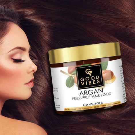 Buy Good Vibes Hair Food - Argan (100 gm) - Purplle
