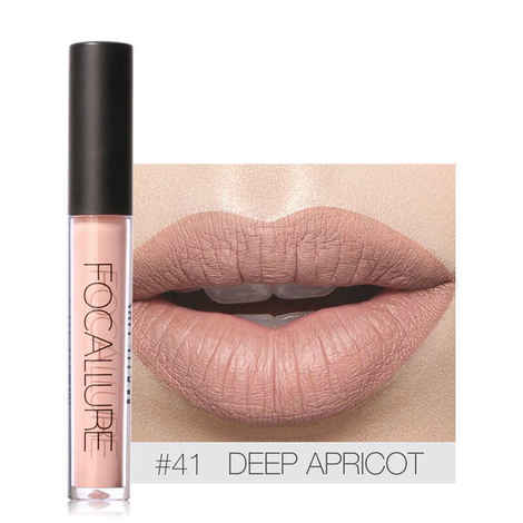 Buy Focallure Matte Liquid Lipstick # Deep Apricot FA24#41 - Purplle