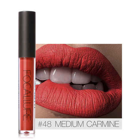 Buy Focallure Matte Liquid Lipstick # Medium Carmine FA24#48 - Purplle