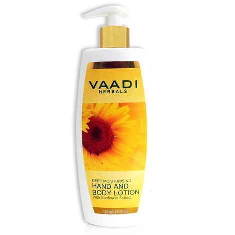 Vaadi Herbals Hand & Body Lotion With Sunflower Extract (350 ml)