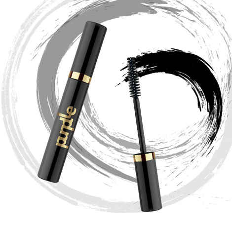 Buy Purplle Through Thick and Thin Volumizing Mascara | Thickening | Lenghthening | Black | Lightweight | Non-drying | Transfer Resistent | Long Wearing (8 ml) - Purplle