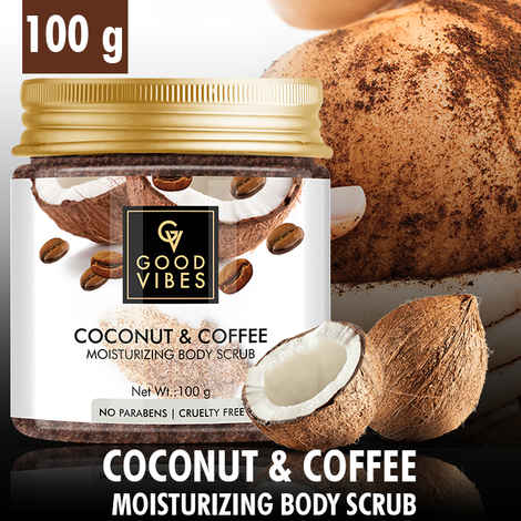 Buy Good Vibes Moisturizing Body Scrub - Coconut & Coffee (100 gm) - Purplle