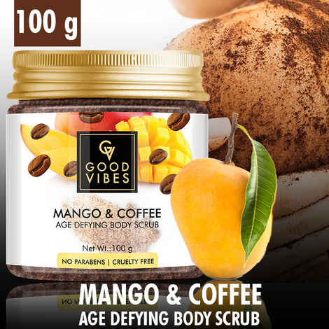 Buy Good Vibes Age Defying Body Scrub - Mango & Coffee (100 g) - Purplle