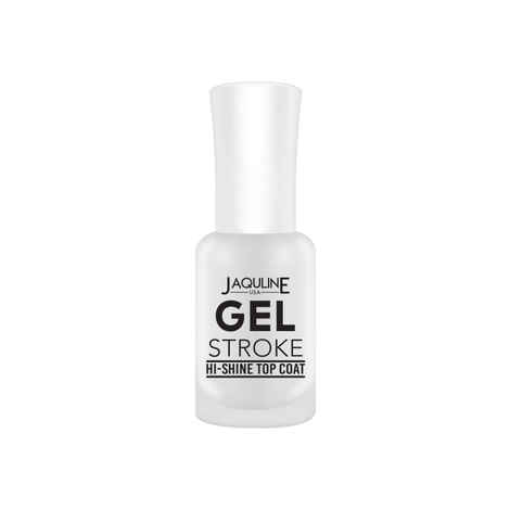 Buy Jaquline USA Gel Stroke Hi Shine Top Coat (8 ml) - Purplle