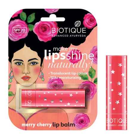Biotique Merry Cherry Lip Balm SPF 20 (4 g)
