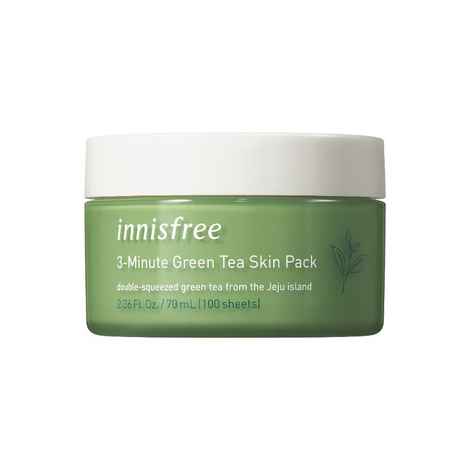 Buy Innisfree 3-Minute Green Tea Skin Pack - Purplle
