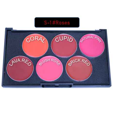 Bonjour Paris Coat Me Fashion Pro Lip Palette 6 Shades - Creamy Satin Matte, Roses (15 g)