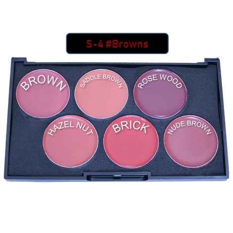 Bonjour Paris Coat Me Fashion Pro Lip Palette 6 Shades - Creamy Satin Matte, Browns (15 g)
