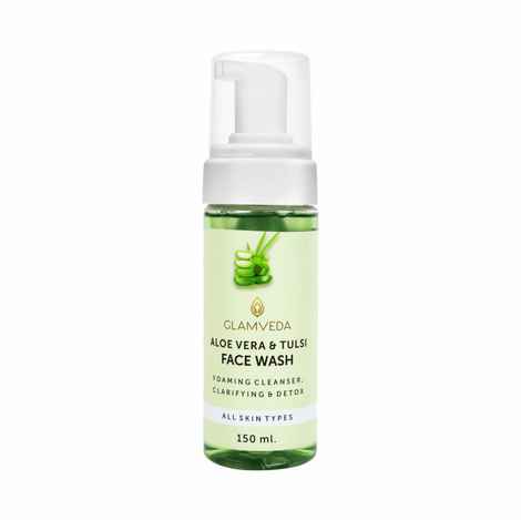 Glamveda Aloe Vera & Tulsi Clarifying Face Wash (150 ml)