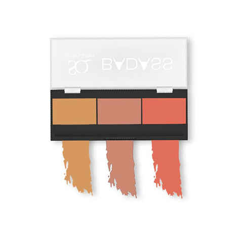 Stay Quirky Concealer Palette with Contour & Orange Color Corrector, BadAss, For Fair Skin - Private Affair 6 (1.5 g X 3)