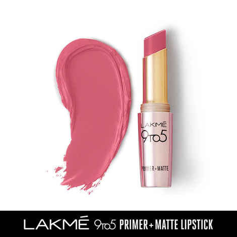 Buy Lakme 9 To 5 Primer + Matte Lip Color - Rosy Lips MP25 (3.6 g) - Purplle