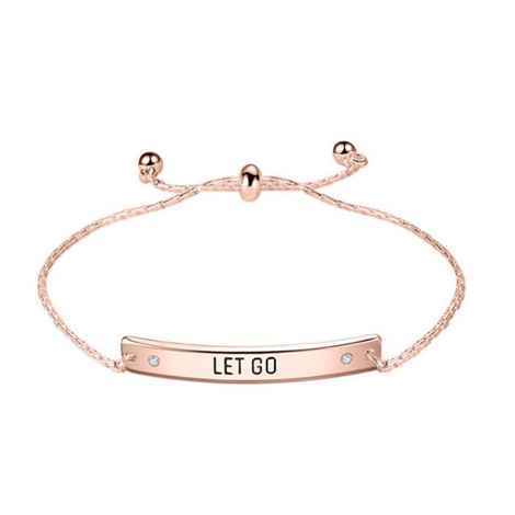 Buy Ferosh Let Go Rose Gold Bracelet - Purplle