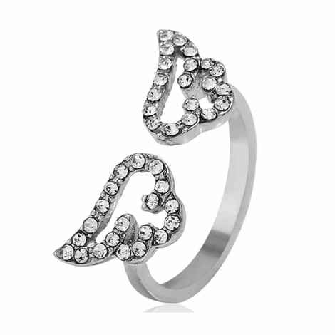 Buy Ferosh Angel Winged Diamond Ring - Purplle