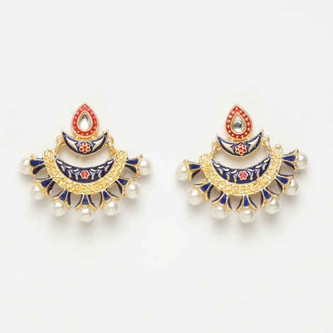 Buy Ferosh Amoli Designer Ethnic Earrings - Purplle
