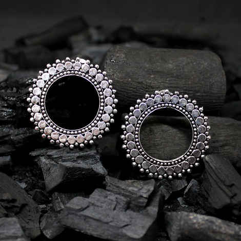 Buy Ferosh Swarali Designer Antique Open Earrings - Purplle