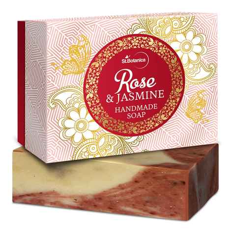 Buy St.Botanica Rose & Jasmine Handmade Soap (125 g) - Purplle