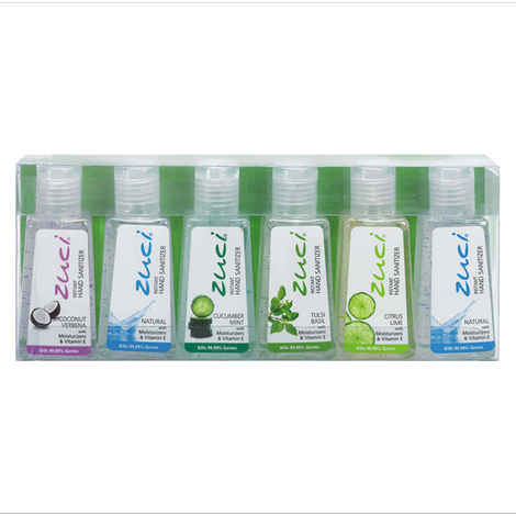 Buy Zuci Natural Hand Sanitizers Gift Set (Pack of 6) - Purplle