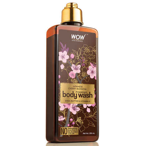 Buy WOW Skin Science Japanese Cherry Blossom Foaming Body Wash (250 ml) - Purplle