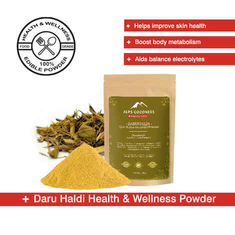 Buy Alps Goodness Health & Wellness Powder - Daruhaldi (50 gm) to Enhance Overall Well-Being - Purplle