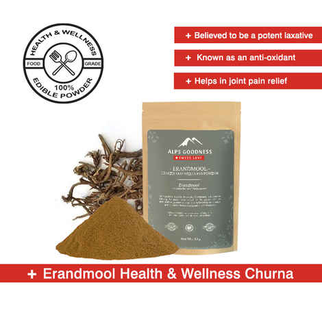 Buy Alps Goodness Health & Wellness Supplement Powder - Erandmool (50 gm) to Enhance Overall Well-Being - Purplle