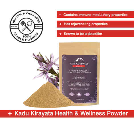 Buy Alps Goodness Health & Wellness Powder - Kadu Kirayata (50 gm) to Enhance Overall Well-Being - Purplle