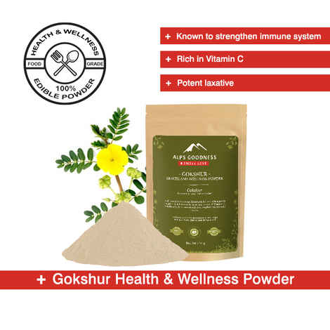 Buy Alps Goodness Health & Wellness Powder - Gokshur (50 gm) to Enhance Overall Well-Being - Purplle